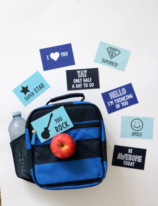 Free printable lunch box notes by Sincerely Sara D