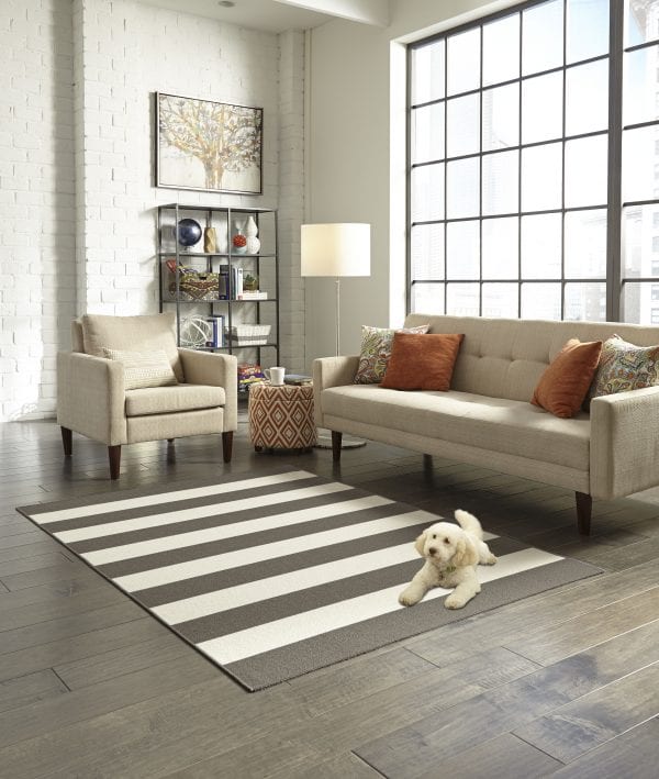 Maples Rugs Cabana Stripe 5x7 River Birch
