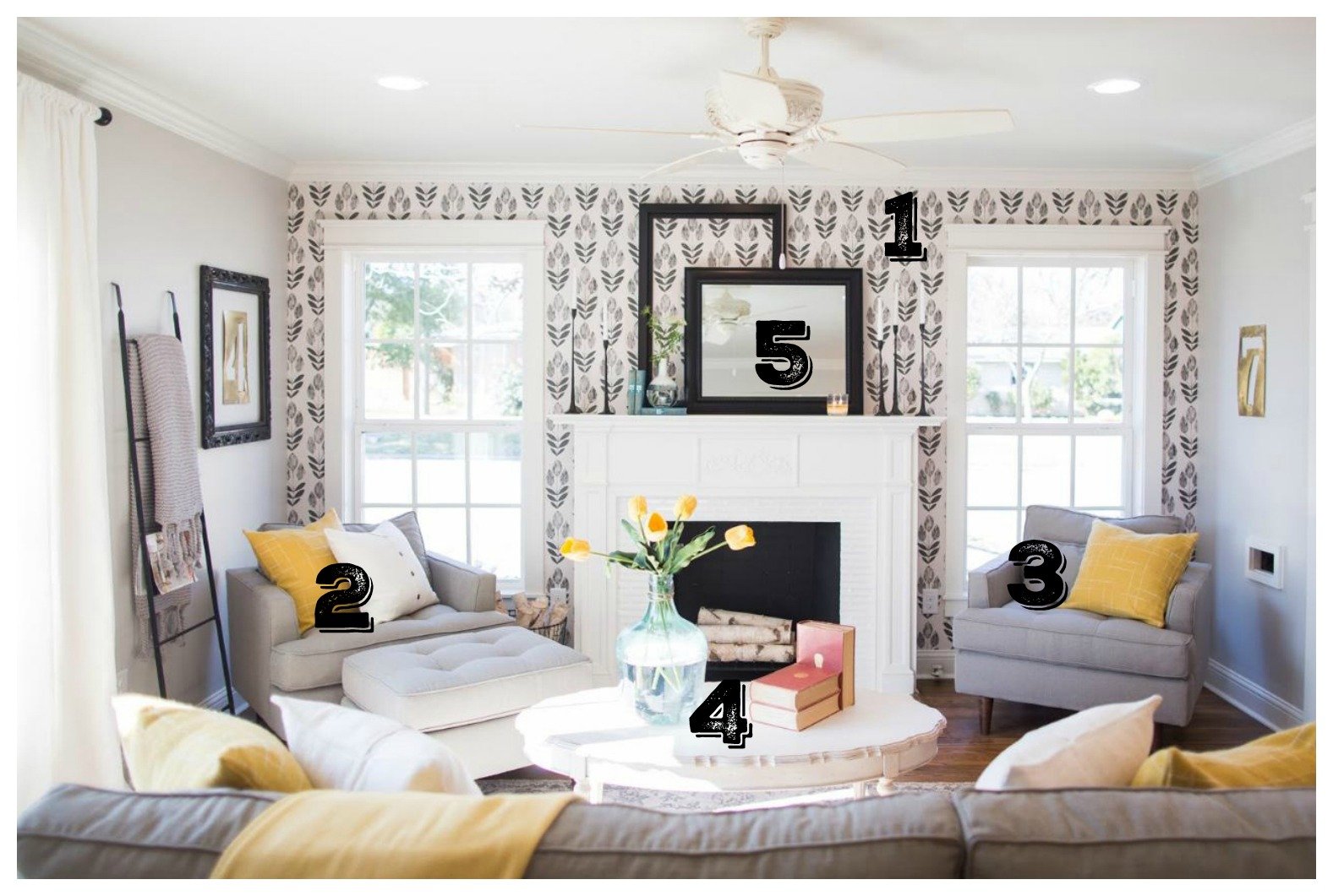 Get This Look Contemporary Farmhouse Living Room The Fixer Upper