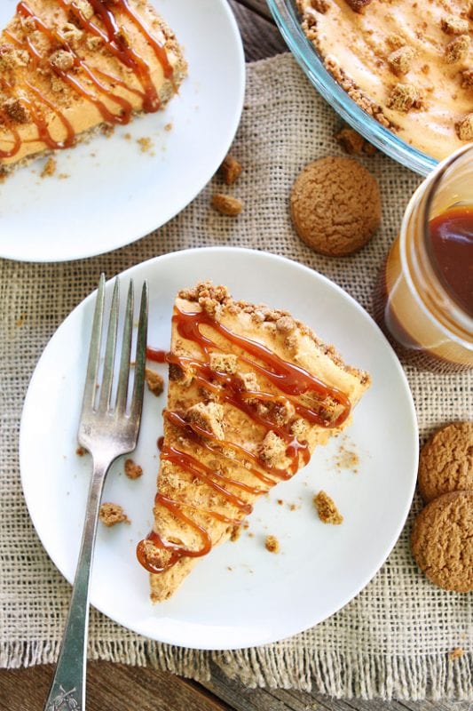 5 Ingredient Pumpkin Ice Cream Pie Two Peas And Their Pod