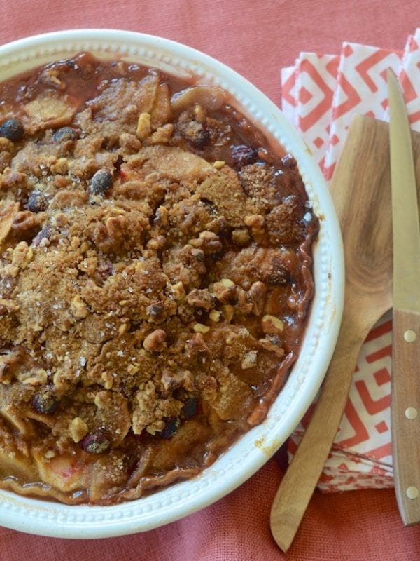 Apple Pear Cranberry Thanksgiving Pie