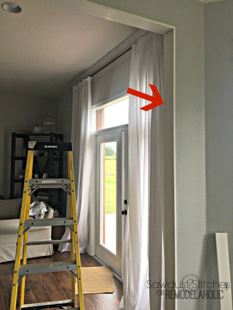 How To: DIY Craftsman Door Casing and Easy Corbels | Remodelaholic
