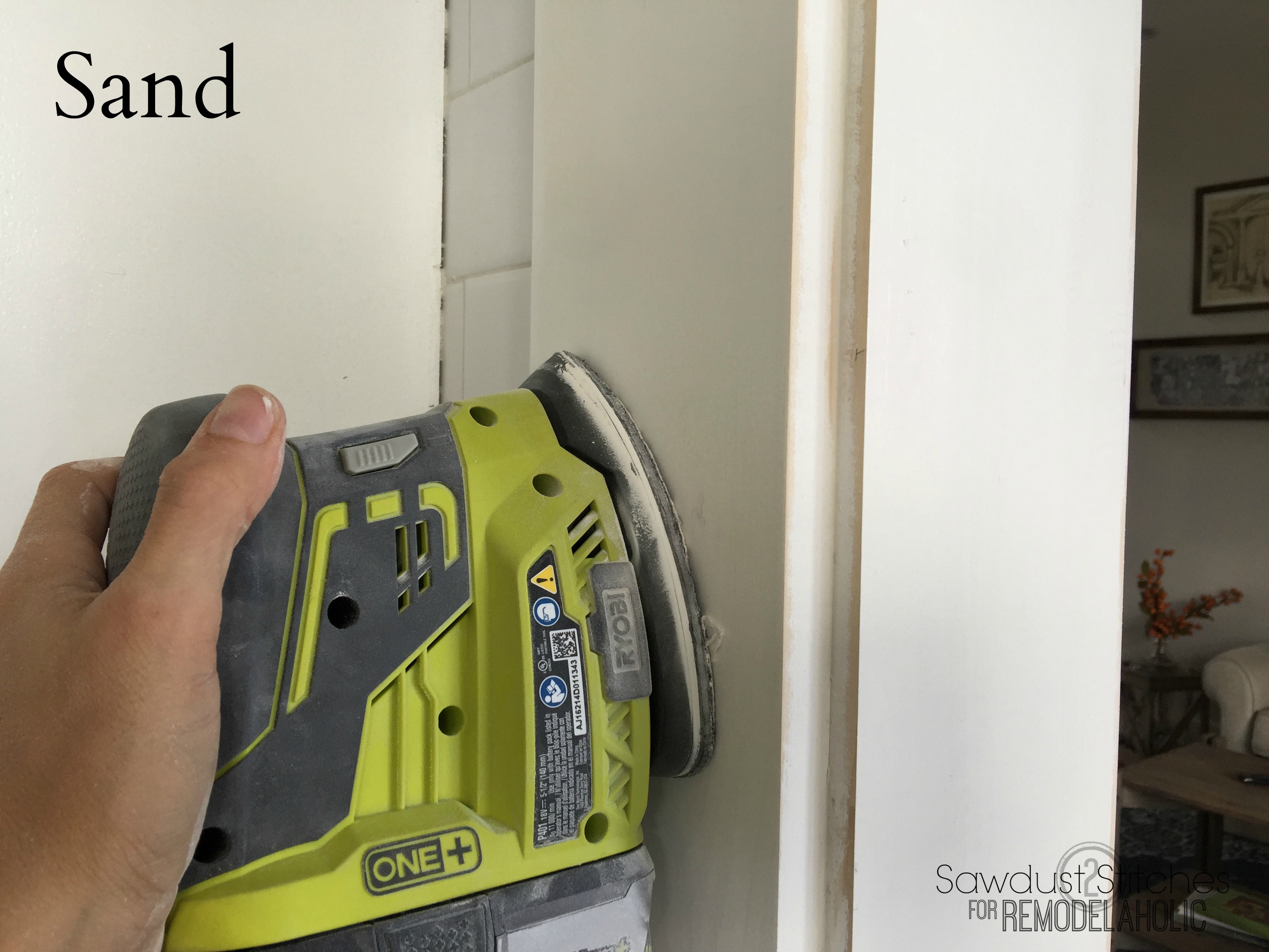 How To: DIY Craftsman Door Casing and Easy Corbels | Remodelaholic