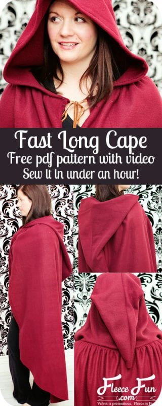 Fast And Fun Long Cape Costume