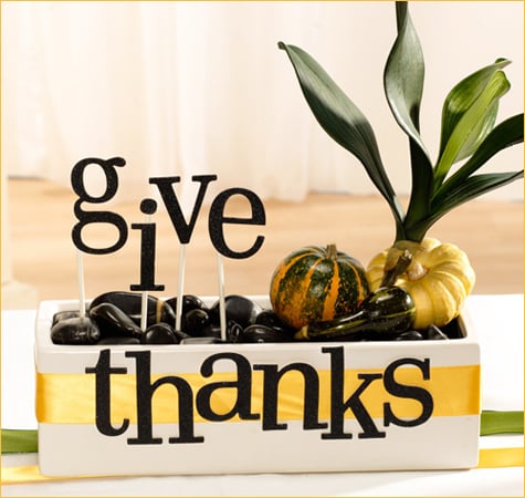 Give Thanks Thanksgiving Centerpiece Hwtm Remodelaholic