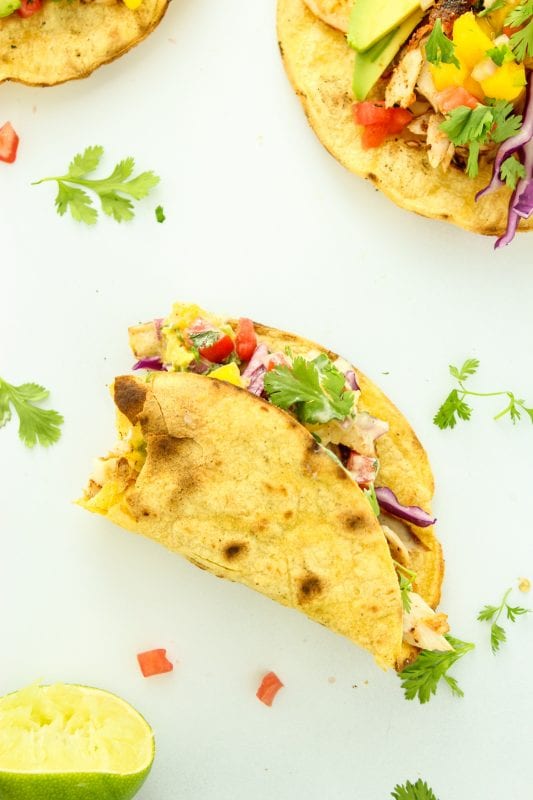 Grilled Mahi Mahi Tacos with Mango Salsa