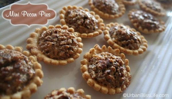 Mini Pecan Pies Urban Bliss Life