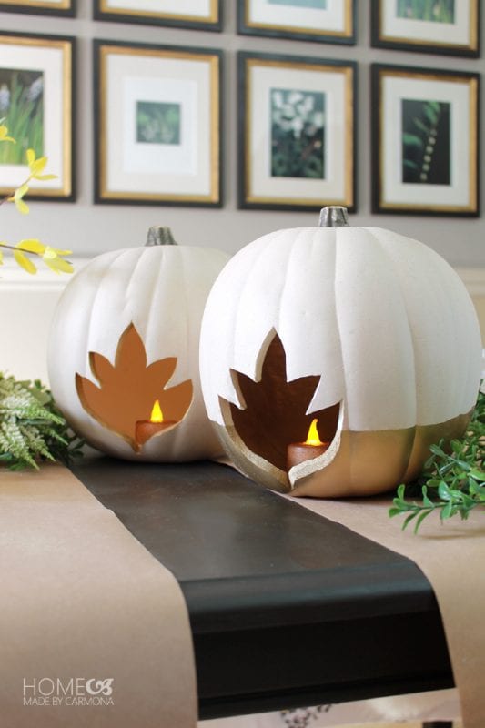 Pumpkin Thanksgiving Centerpiece Homemade By Carmona Remodelaholic