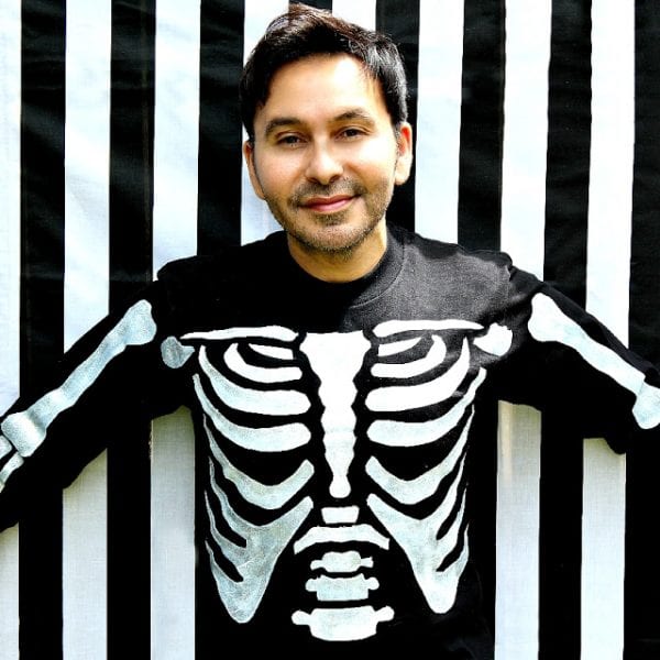 Skeleton T Shirt Costume