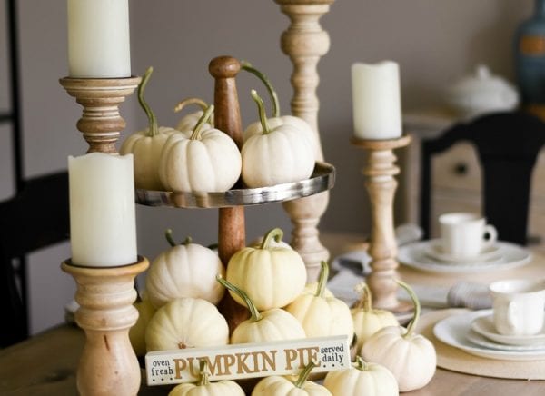 Feat Beautiful Neutral Thanksgiving Tablescape The Weathered Fox