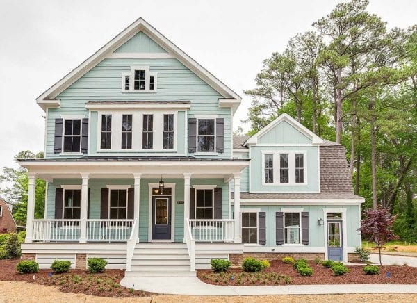 Open Plan Farmhouse Via Architectural Designs Feat