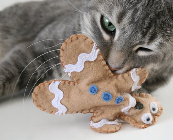 Christmas time is a great time to let your pets know you care. Create on of these 12 DIY Christmas Gifts for Pets to let them know you love them featured on Remodelaholic.com