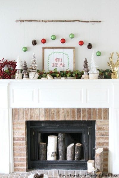 Get Ready To Decorate Your Fireplace Mantel For Christmas So May Fun And Unique Ideas In This List Of 30 Perfect Holiday Mantels Featured On Remodelaholic ComGet Ready To Decorate Your Fireplace Mantel For Christmas So May Fun And Unique Ideas In This List Of 30 Perfect Holiday Mantels Featured On Remodelaholic.com