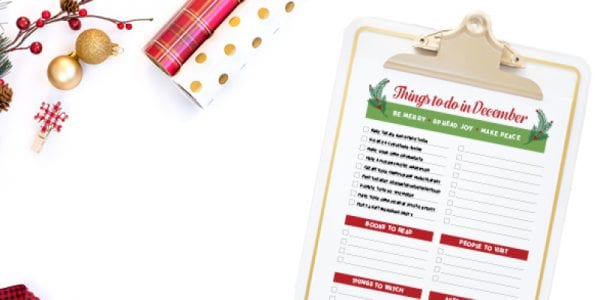 Enjoy this free printable holiday activity planner, pre-filled with things to do in the month of December and room to write in your own. There is also room for books you want to read, movies you want to watch, people to visit and acts of kindness! From Elegance and Enchantment for Remodelaholic.