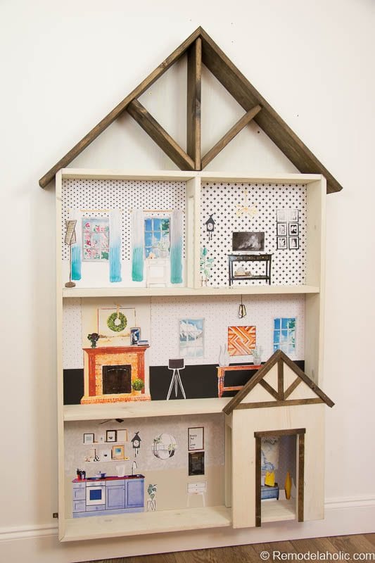 Dollhouse With Building Plan And Free Printables 15