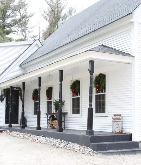 Add Some Holiday Cheer To The Entry Of Your Home With One Of These 20 Festive Christmas Porches You'll Love Featured On Remodelaholic.com
