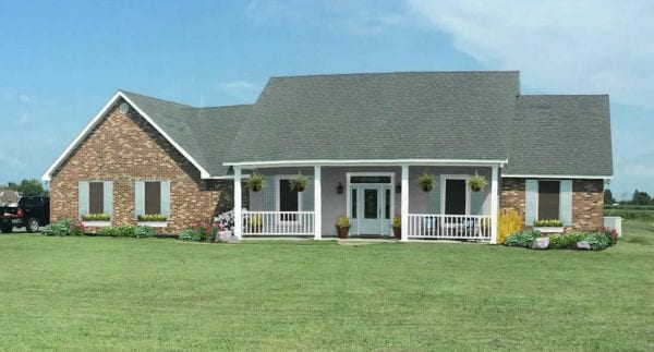Adding Curb Appeal The Blank Slate Brick Ranch