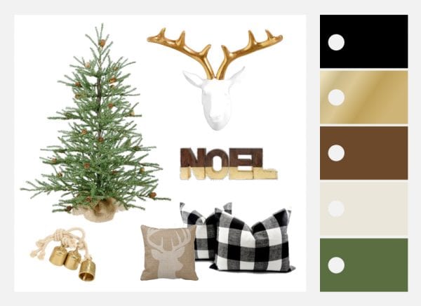 Featured Farmhouse Holiday Decor Mood BoardImage