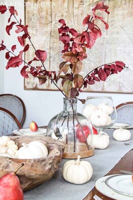 Thanksgiving Tablescape Centerpiece Maison De Pax