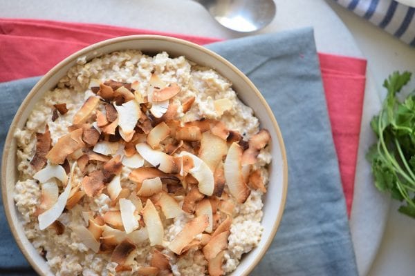 Toasted Coconut Oatmeal