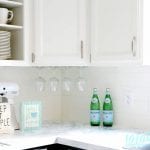 Diy Shiplap Backsplash Using Peel And Stick Vinyl Tiles, All Things With Purpose Featured On @remodelaholic