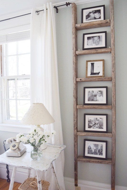 Ladderpicwithtableandflowers 1