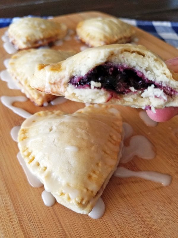 Mini Heart Shaped Blackberry Pies 4