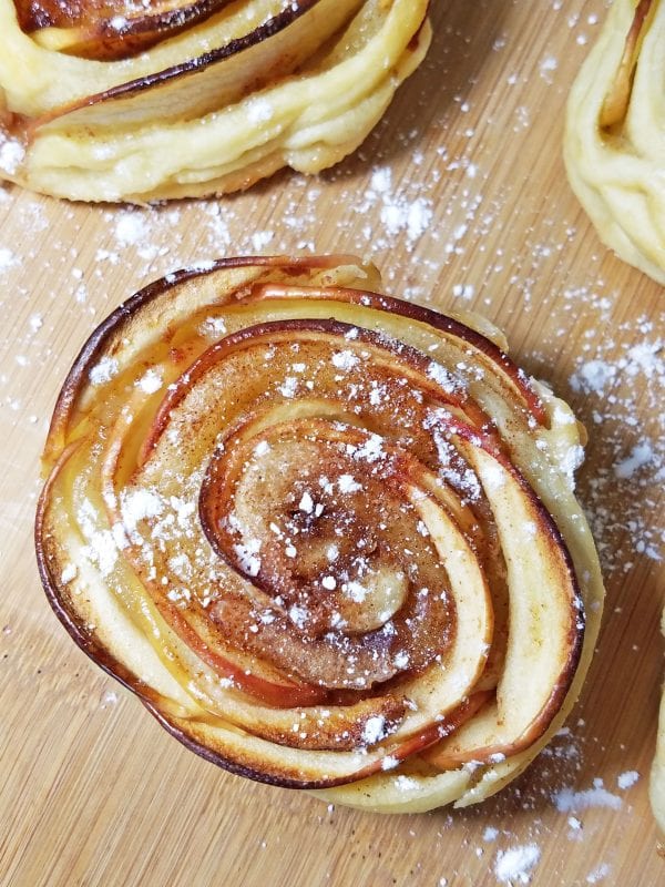 mini shaped rose apple pies 4