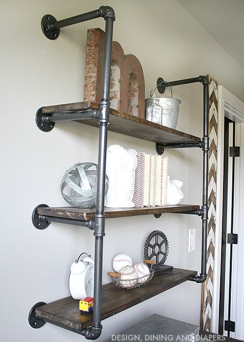 DIY Shelving Design, Dining And Diapers