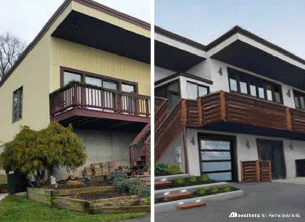 Modern Exterior Curb Appeal Update &bull; Photoshop Mockups by AD Aesthetic for Remodelaholic.com