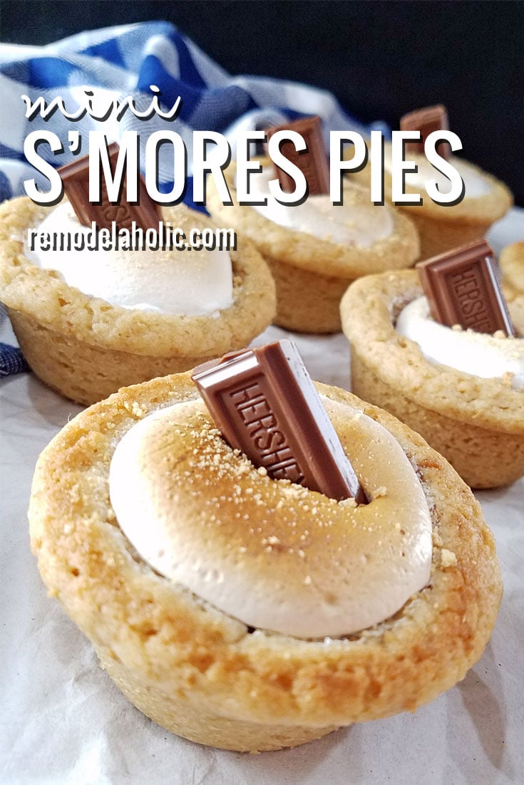 Mini Smores Pies - A Perfectly Toasted Easy Dessert