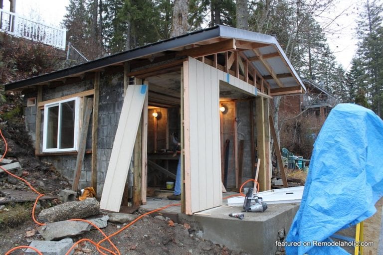 Image showcasing Before and After: Boat Shed Renovation into Bar | Remodelaholic