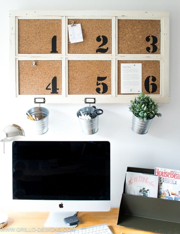 Diy Bulletin Board Tutorial For The Office Grillo Designs Www.grillo Designs.com 1 Of 1