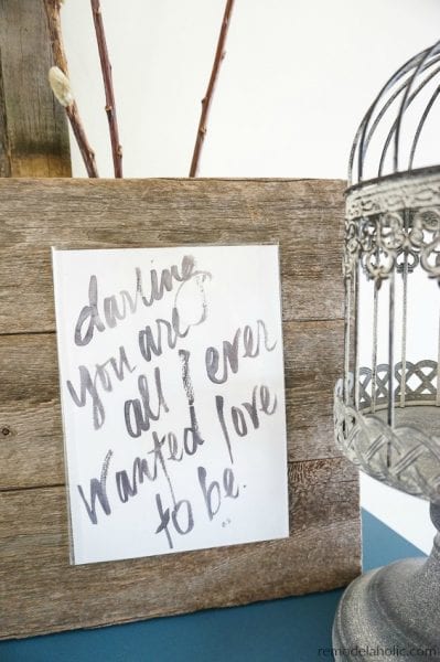 Printable Birch Tree Art Prints with Custom Carved Initials | Remodelaholic