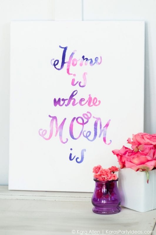 DIY Canvas Art Projects Kara's Party Ideas