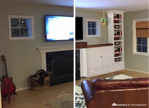 Fireplace Built-in Shelving Inspiration