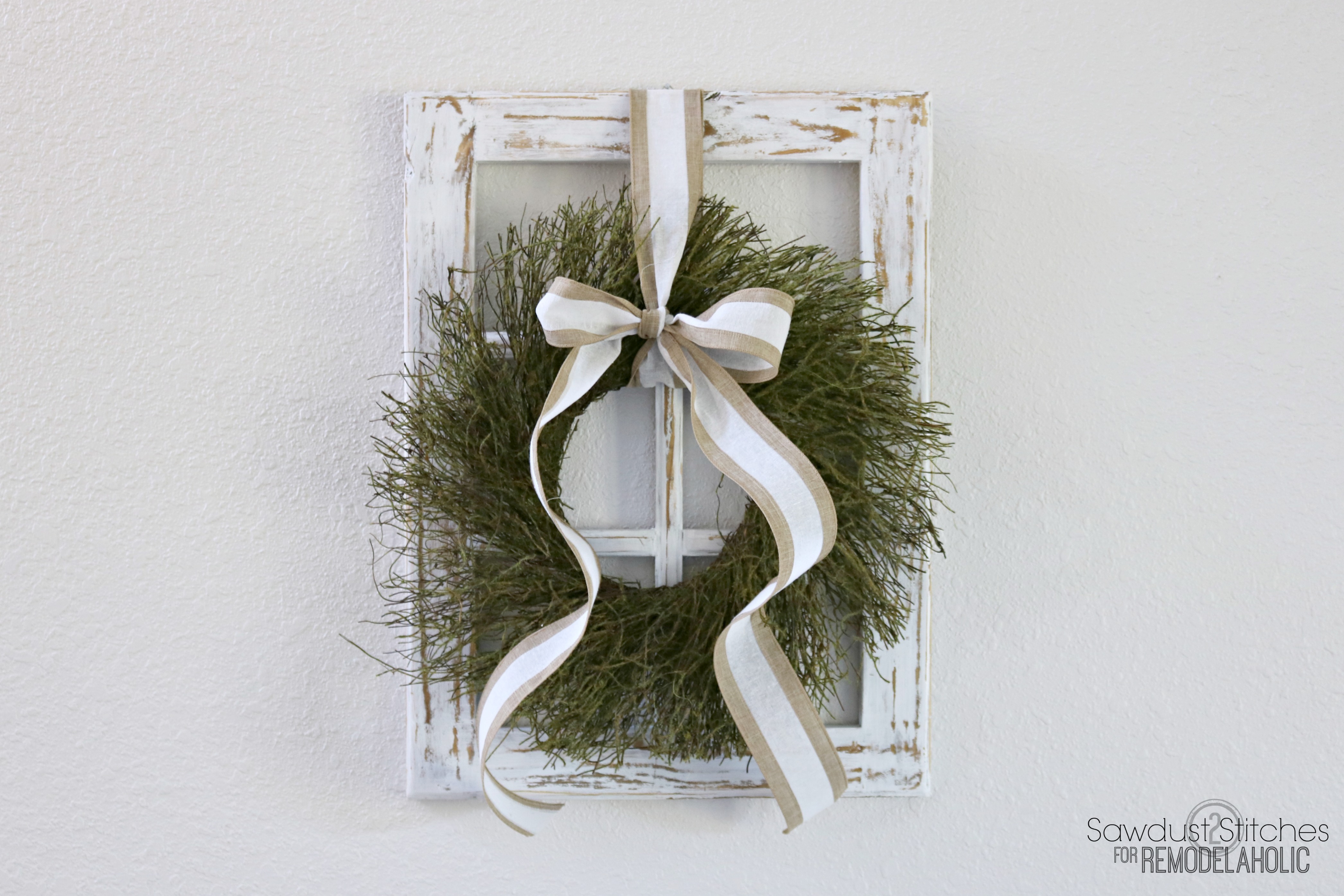 How to Build a Decorative Window Frame From Just ONE Board | Remodelaholic