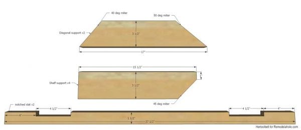 Building extra storage for your coats is easy with this free plan for a DIY hall tree coat rack. 