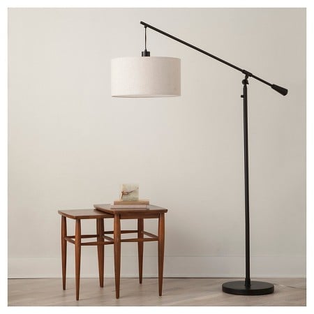 Neutral Living Room Pendant Floor Lamp