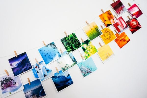 Rainbow Instagram Collage