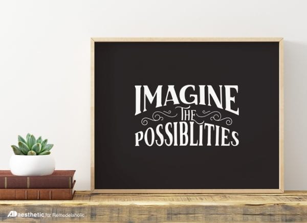 Free Printable Graphic • AD Aesthetic For Remodelaholic • Horizontal