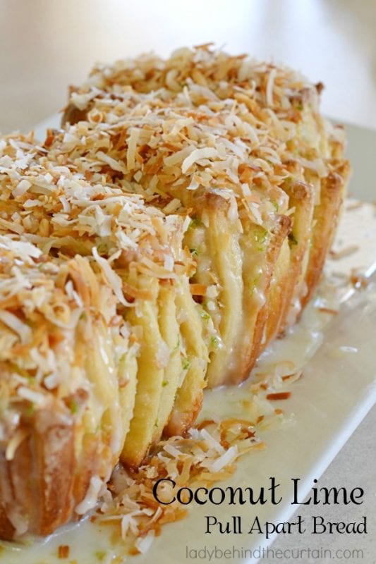 Coconut Lime Pull Apart Bread Lady Behind The Curtain 8