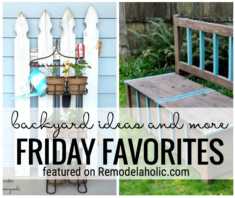 Friday Favorites: Backyard Ideas and More | Remodelaholic