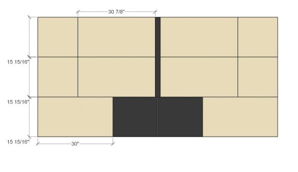 Remodelaholic Plywood Toybox Cut Diagram