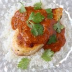 A simple and quick dinner recipe for 10 minute butter chicken via Remodelaholic.com