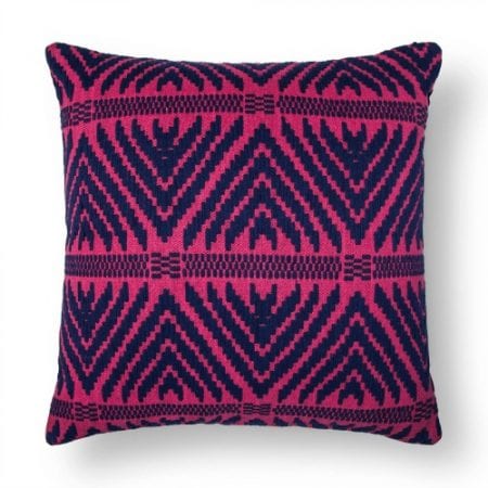 Bold Wallpaper Decor Tips, Pink Patterned Pillow