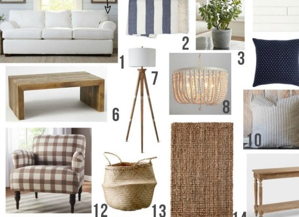 Feat Farmhouse Family Room Mood Board HORZ