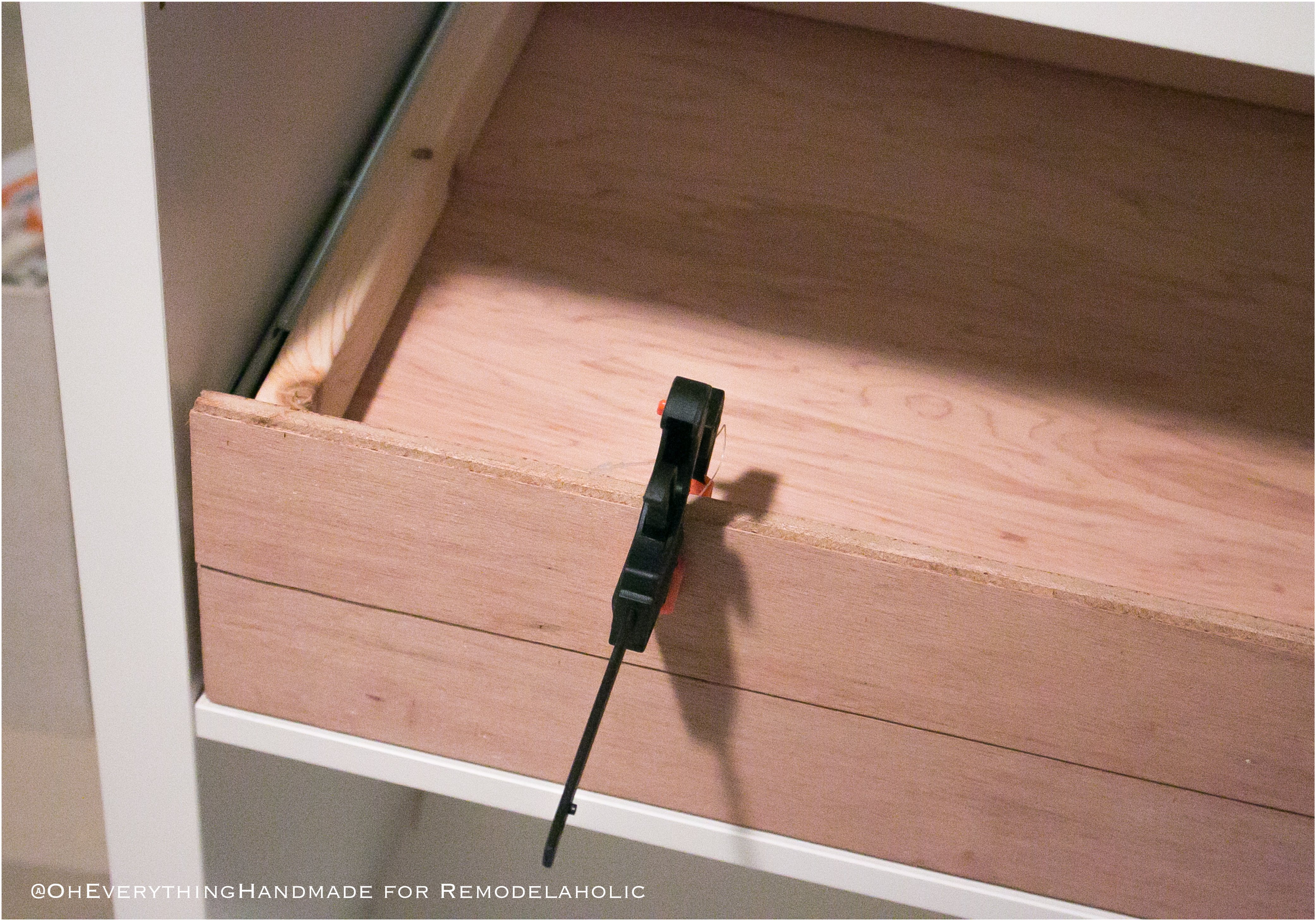 Kallax Flat File Cabinet Makeover Applying The Second Drawer