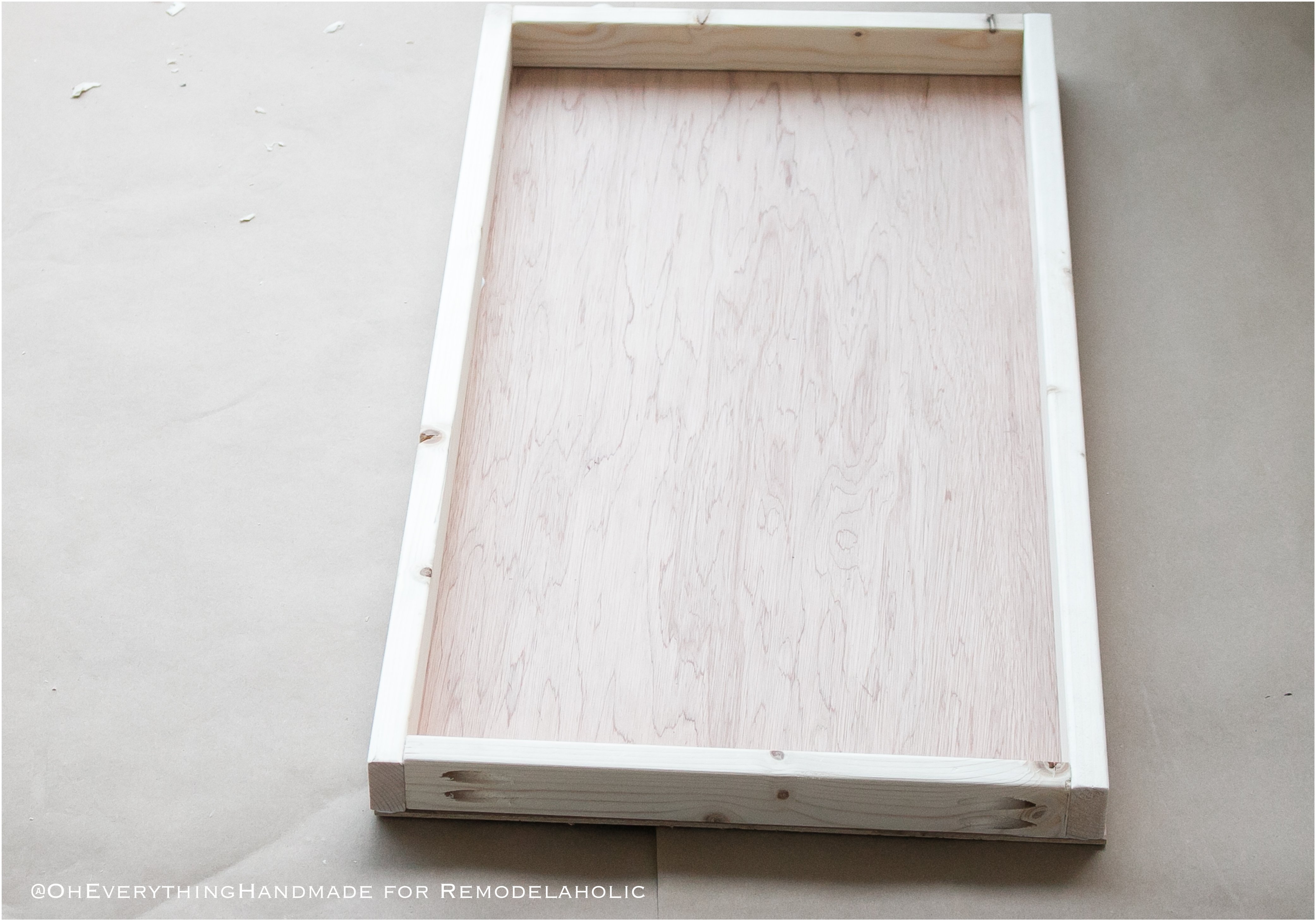 Kallax Flat File Cabinet Makeover Finished Drawer