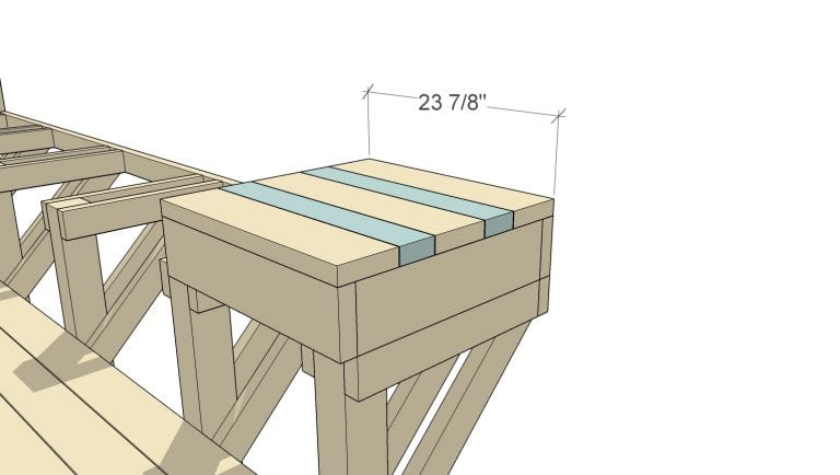 How to Build Space-Saving Deck Benches for a Small Deck | Remodelaholic